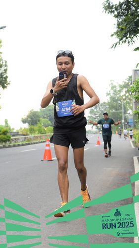 Race photo from Mangkunegaran Run 2025