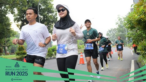 Race photo from Mangkunegaran Run 2025