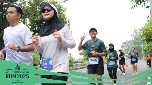 Race photo from Mangkunegaran Run 2025