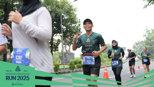 Race photo from Mangkunegaran Run 2025