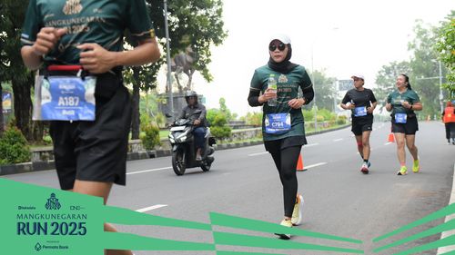 Race photo from Mangkunegaran Run 2025