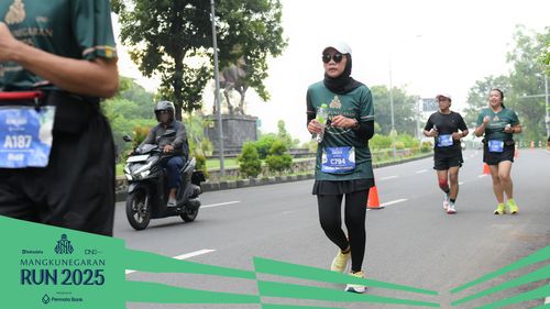 Race photo from Mangkunegaran Run 2025