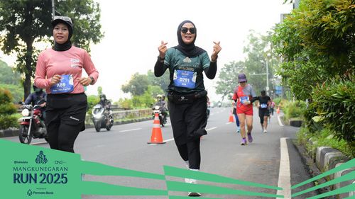 Race photo from Mangkunegaran Run 2025