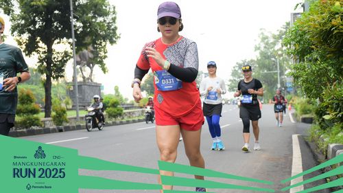 Race photo from Mangkunegaran Run 2025