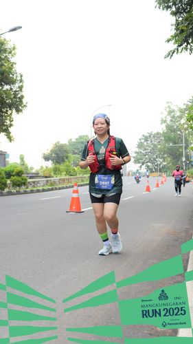 Race photo from Mangkunegaran Run 2025
