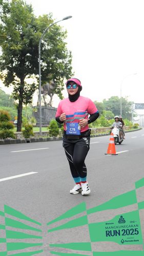 Race photo from Mangkunegaran Run 2025