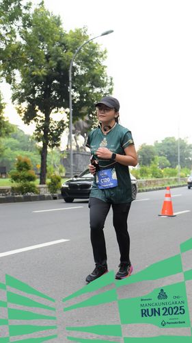 Race photo from Mangkunegaran Run 2025