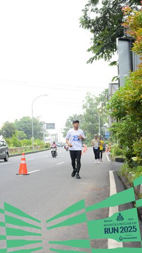 Race photo from Mangkunegaran Run 2025