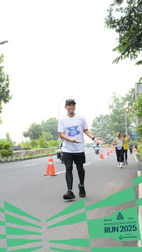 Race photo from Mangkunegaran Run 2025
