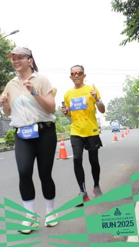 Race photo from Mangkunegaran Run 2025