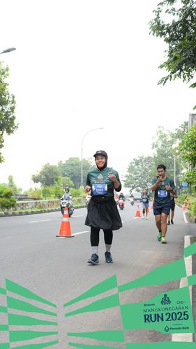 Race photo from Mangkunegaran Run 2025