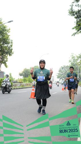 Race photo from Mangkunegaran Run 2025