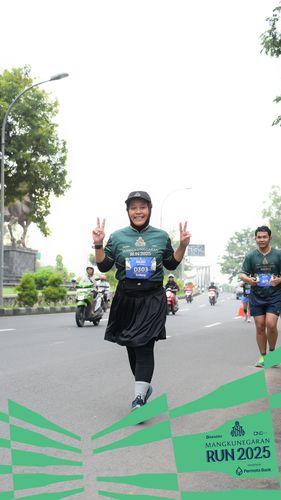 Race photo from Mangkunegaran Run 2025
