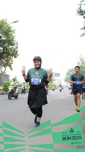 Race photo from Mangkunegaran Run 2025