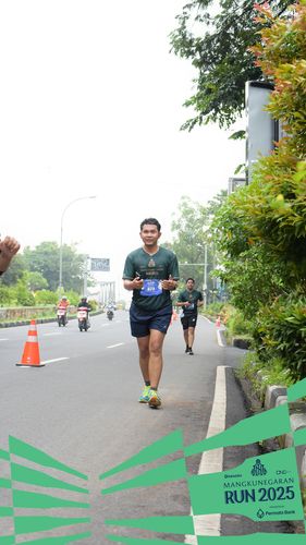 Race photo from Mangkunegaran Run 2025