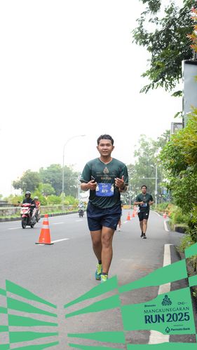 Race photo from Mangkunegaran Run 2025