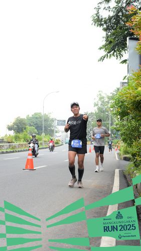Race photo from Mangkunegaran Run 2025