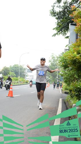 Race photo from Mangkunegaran Run 2025