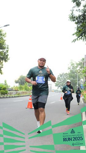 Race photo from Mangkunegaran Run 2025