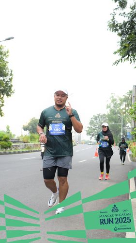 Race photo from Mangkunegaran Run 2025