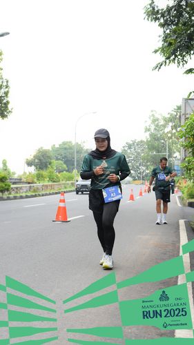 Race photo from Mangkunegaran Run 2025