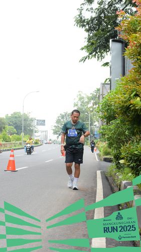 Race photo from Mangkunegaran Run 2025