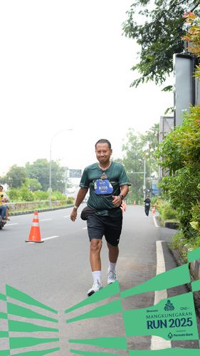 Race photo from Mangkunegaran Run 2025