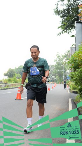 Race photo from Mangkunegaran Run 2025