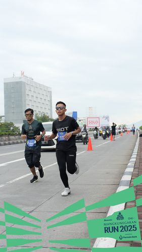 Race photo from Mangkunegaran Run 2025
