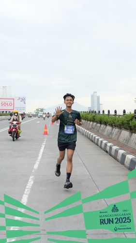Race photo from Mangkunegaran Run 2025
