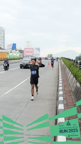Race photo from Mangkunegaran Run 2025