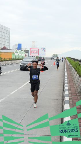 Race photo from Mangkunegaran Run 2025