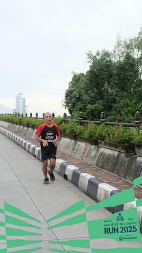 Race photo from Mangkunegaran Run 2025