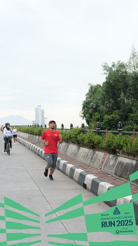 Race photo from Mangkunegaran Run 2025