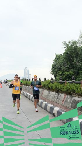 Race photo from Mangkunegaran Run 2025
