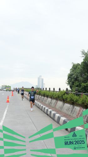 Race photo from Mangkunegaran Run 2025