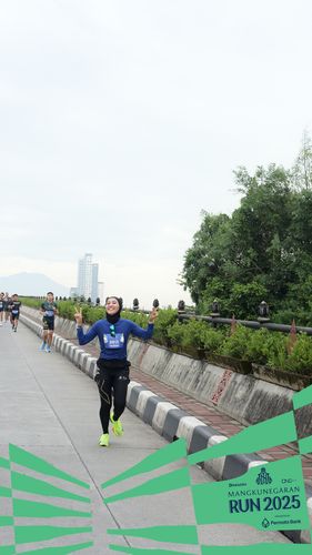 Race photo from Mangkunegaran Run 2025