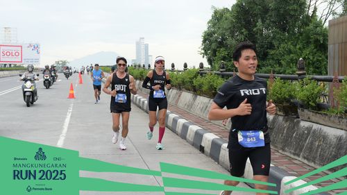 Race photo from Mangkunegaran Run 2025