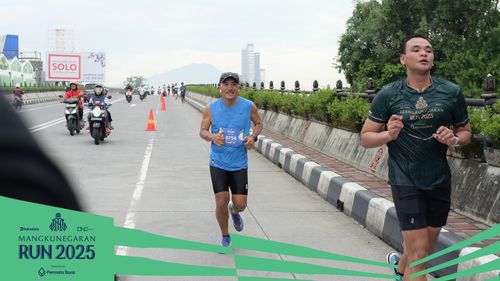 Race photo from Mangkunegaran Run 2025