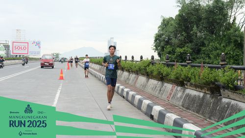 Race photo from Mangkunegaran Run 2025