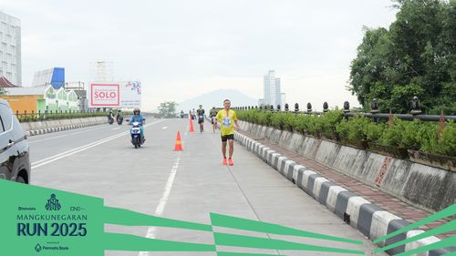 Race photo from Mangkunegaran Run 2025