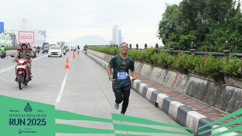 Race photo from Mangkunegaran Run 2025