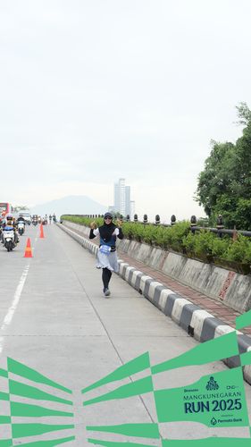 Race photo from Mangkunegaran Run 2025