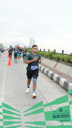 Race photo from Mangkunegaran Run 2025