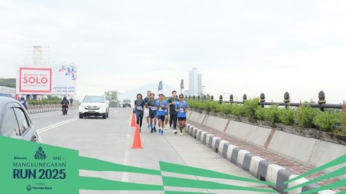 Race photo from Mangkunegaran Run 2025