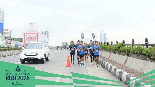 Race photo from Mangkunegaran Run 2025