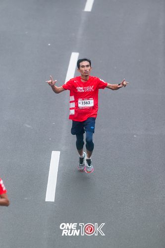 Race photo from ONE RUN 10K 2025