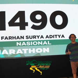 Race photo from ARUTMIN BORNEO RUN 2025