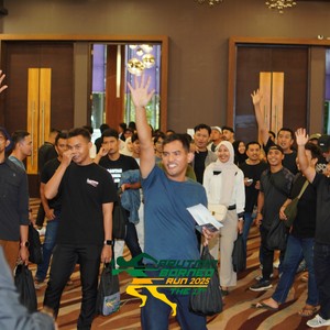 Race photo from ARUTMIN BORNEO RUN 2025