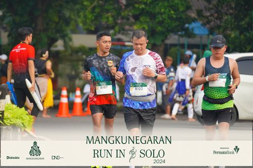 Race photo from Mangkunegaran Run 2024